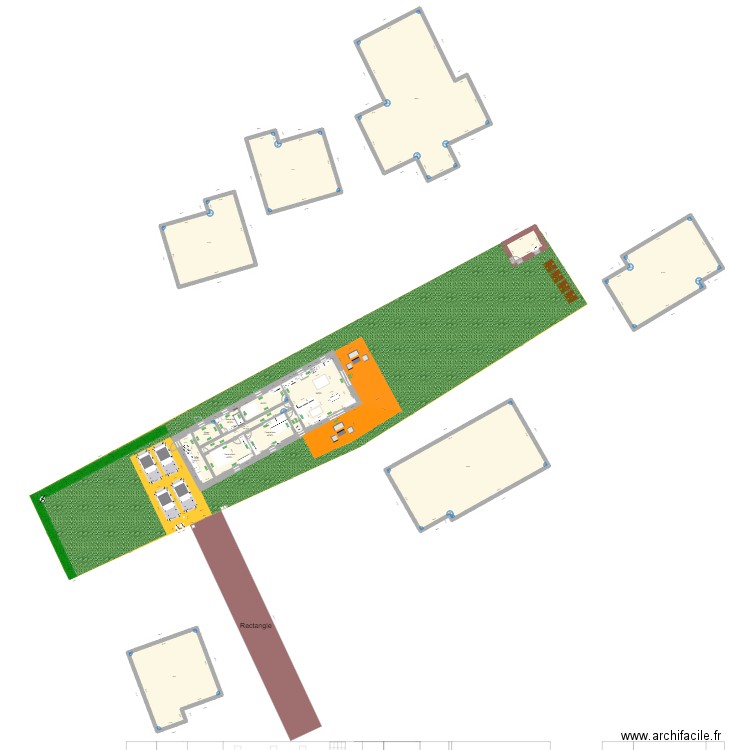 Saint guinoux cadastre 2. Plan de 16 pièces et 683 m2