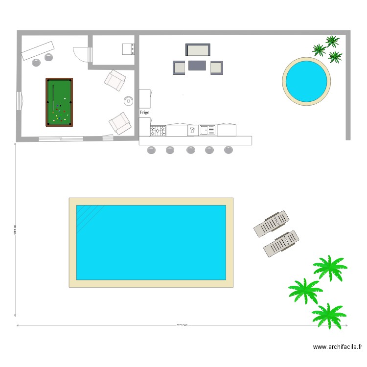 Extension V4 vide. Plan de 0 pièce et 0 m2