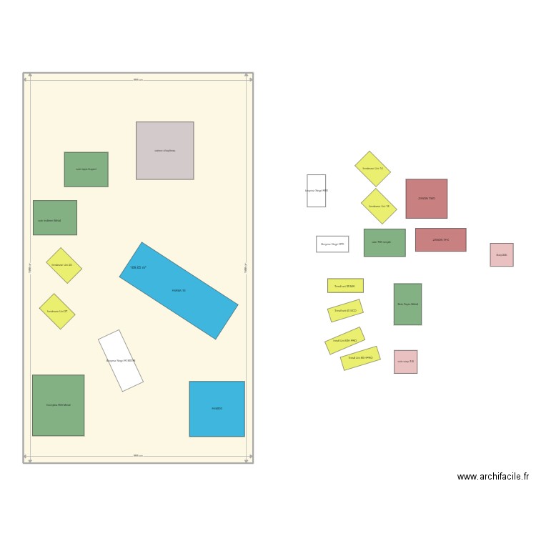 cournSTAND. Plan de 0 pièce et 0 m2