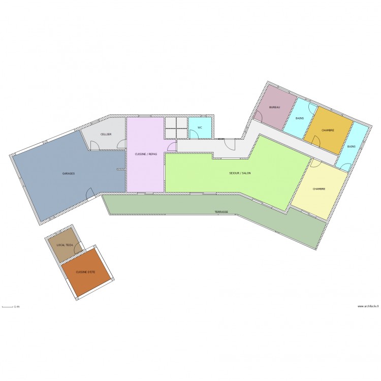 palmeraie Paulhan. Plan de 0 pièce et 0 m2