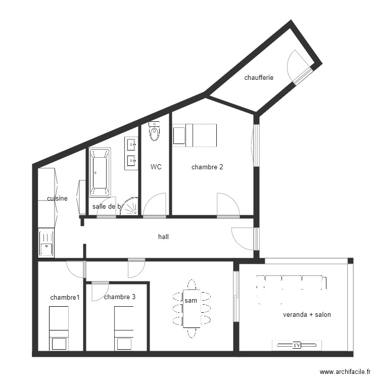 morlanwez 2 3. Plan de 0 pièce et 0 m2