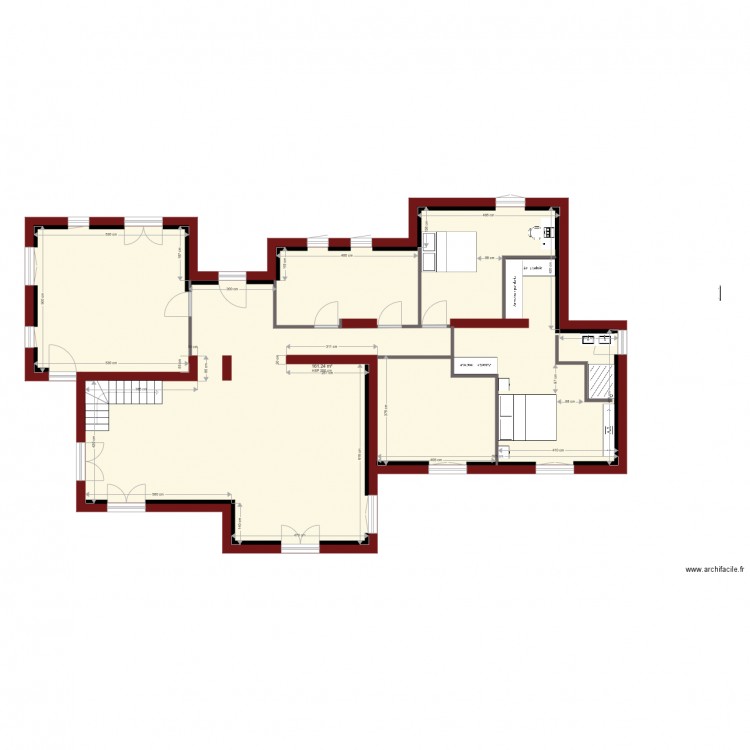 plans doublage et nouvelles cloisons 2. Plan de 0 pièce et 0 m2