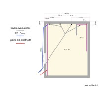 plan passage tuyau