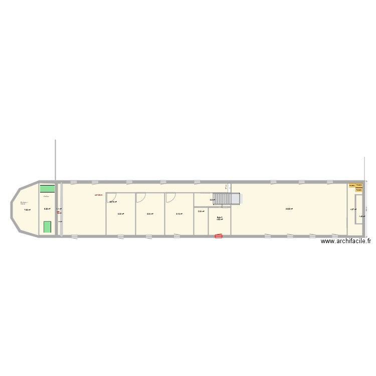 CALE VIERGE. Plan de 0 pièce et 0 m2