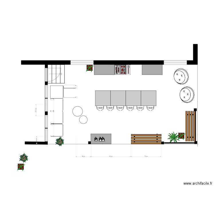 chaine 2. Plan de 0 pièce et 0 m2