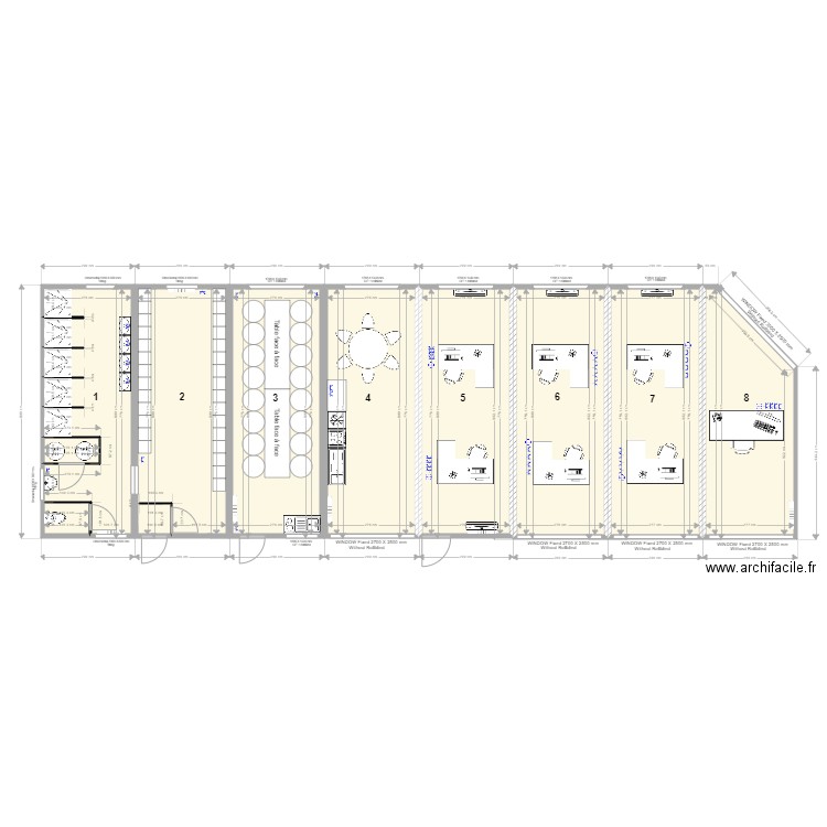 MC  S 1. Plan de 0 pièce et 0 m2