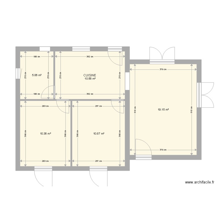 rez de chaussée. Plan de 0 pièce et 0 m2