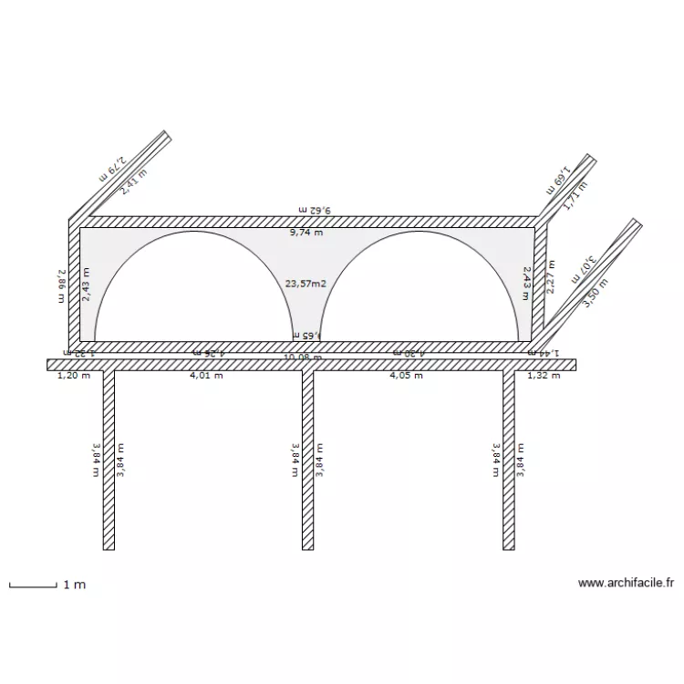 FACADE AUDABIAC. Plan de FACADE AUDABIAC. Plan de