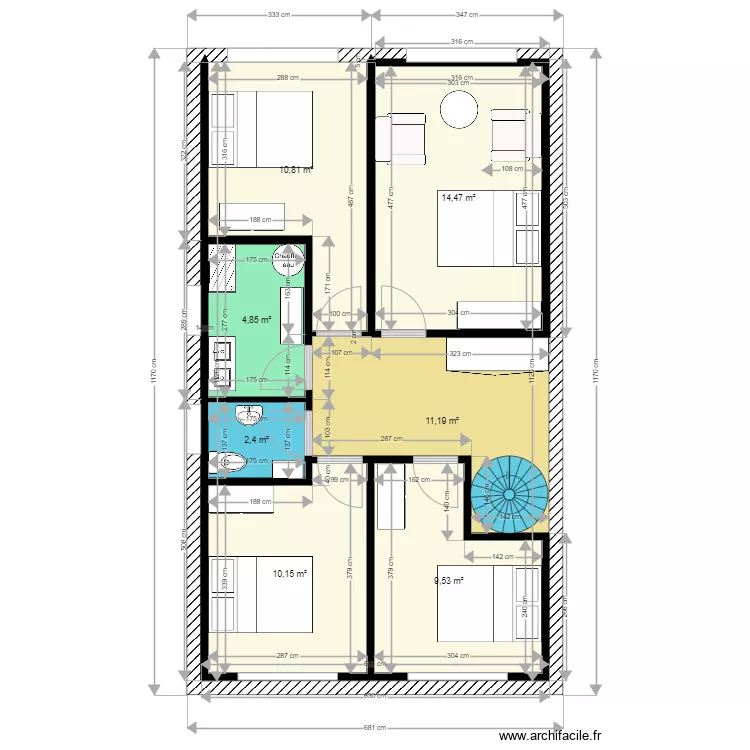 etage sup 66-1(3). Plan de etage sup 66-1(3). Plan de