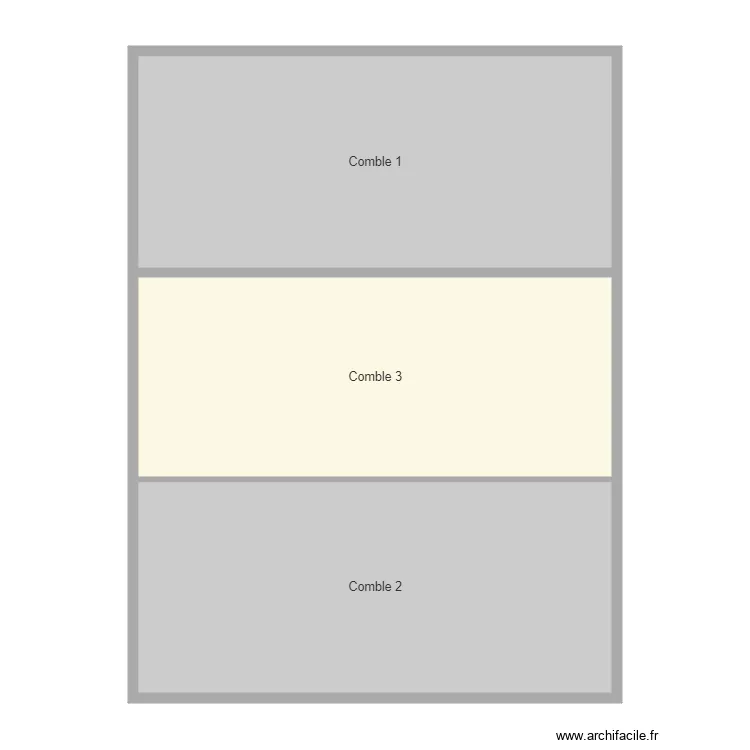 peupliers comble 3. Plan de 