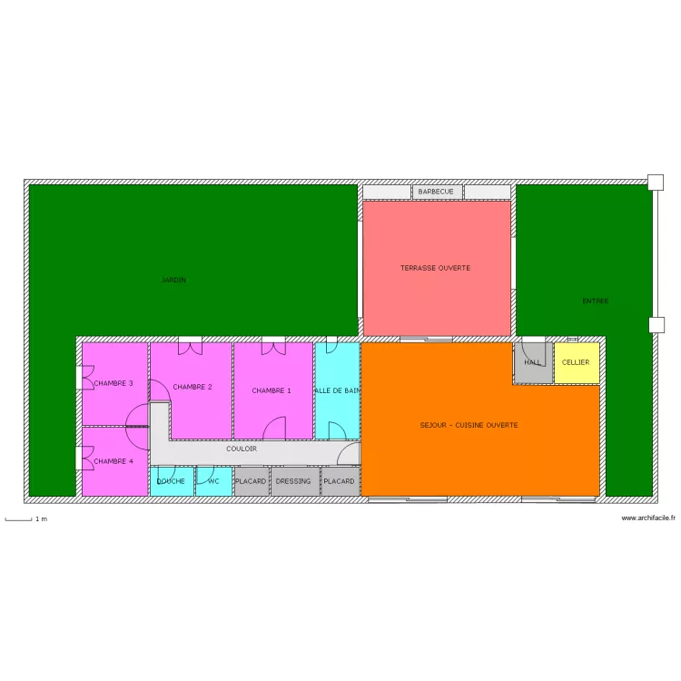 MAISON PRINCIPALE . Plan de 