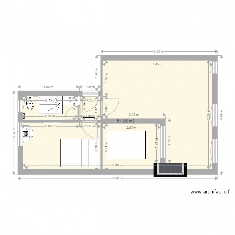 caire projet 2. Plan de 0 pièce et 0 m2