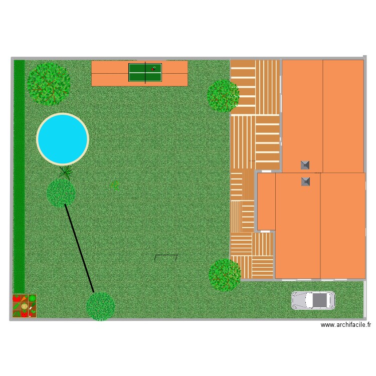 Plan jardin Marseille. Plan de 0 pièce et 0 m2