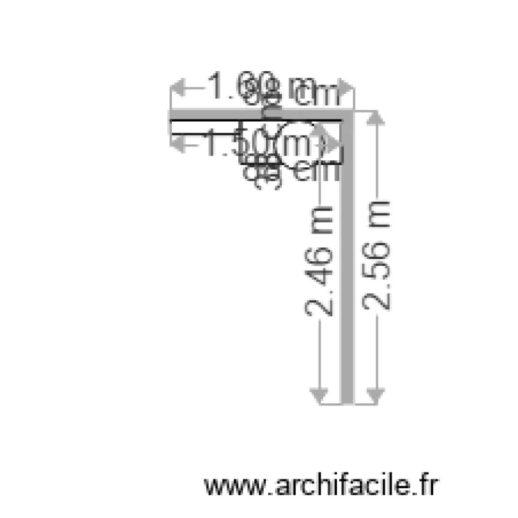 salle eau araucaria. Plan de 