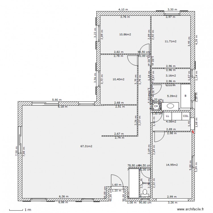 yucca2. Plan de 0 pièce et 0 m2