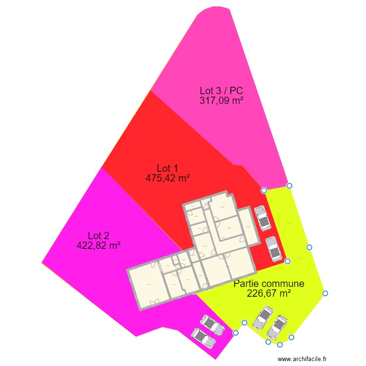 Plan Biga - Invest. Plan de 18 pièces et 184 m2