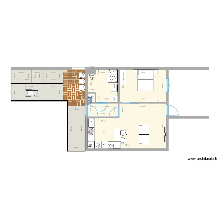 Plan de repérage. Plan de 0 pièce et 0 m2