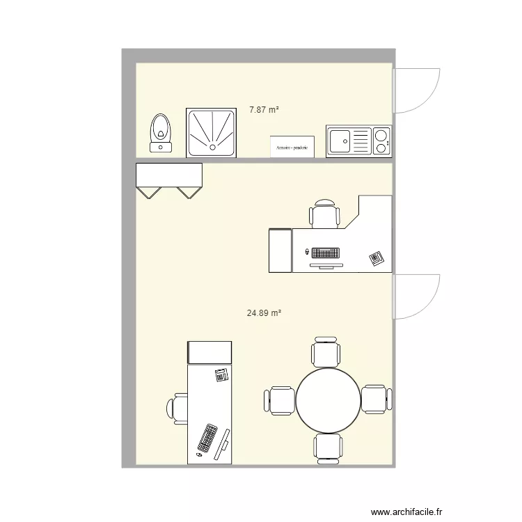 Bureau dalkia. Plan de Bureau dalkia. Plan de