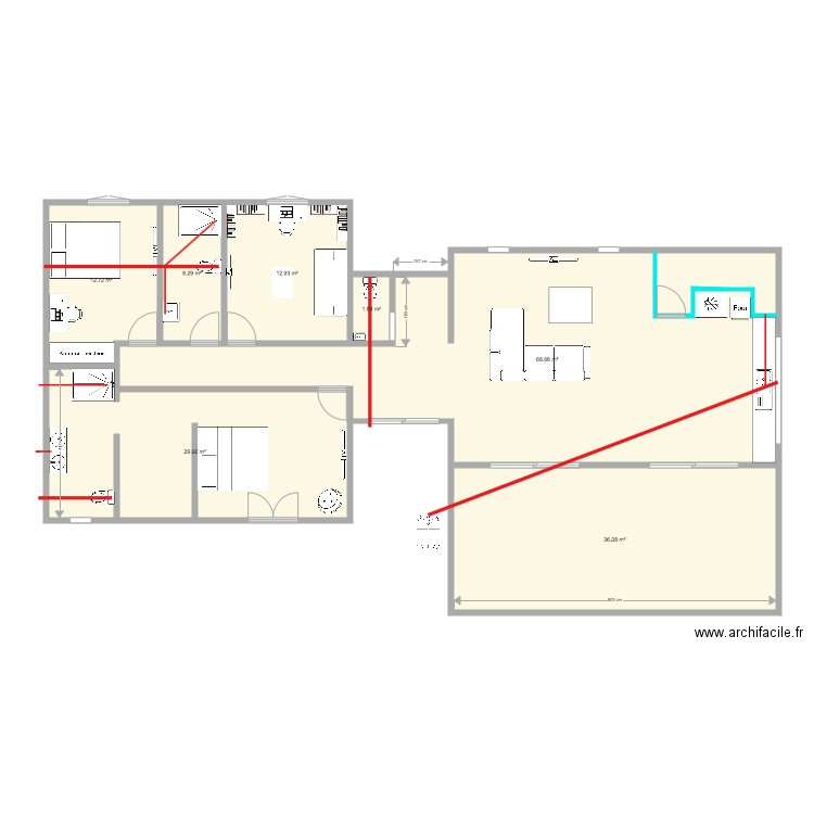 plan maison saint robert. Plan de 0 pièce et 0 m2