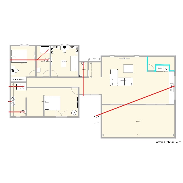 plan maison saint robert. Plan de 0 pièce et 0 m2