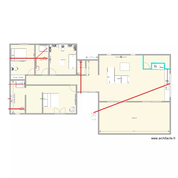 plan maison saint robert. Plan de 