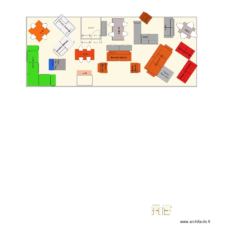 la roche 2018 Stand 2. Plan de 0 pièce et 0 m2