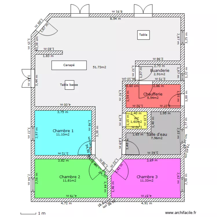 Maison . Plan de Maison . Plan de