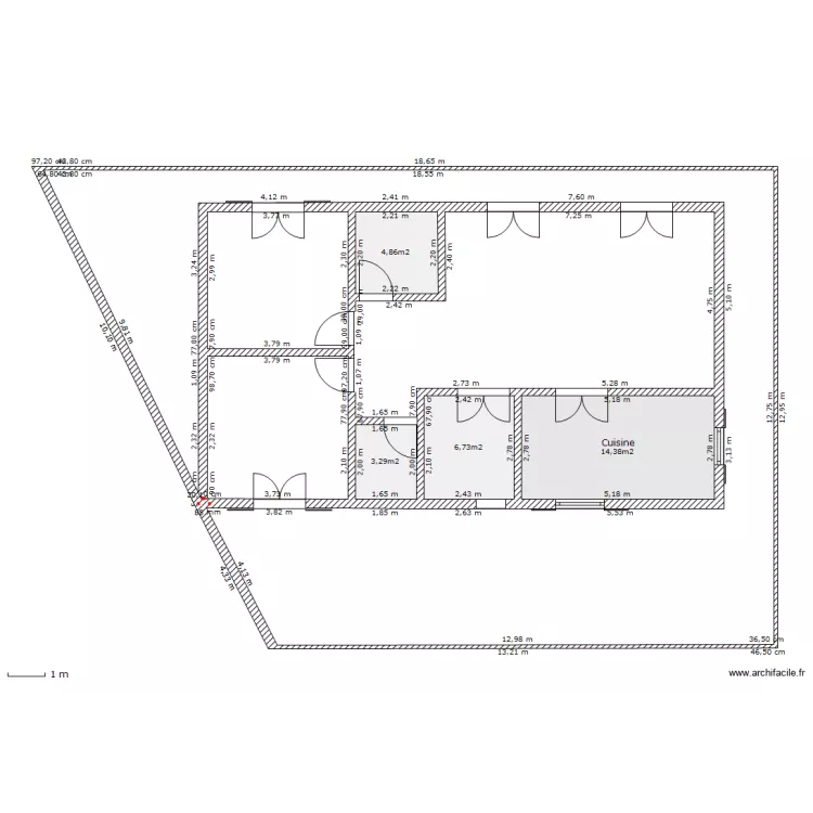 Afra. Plan de 