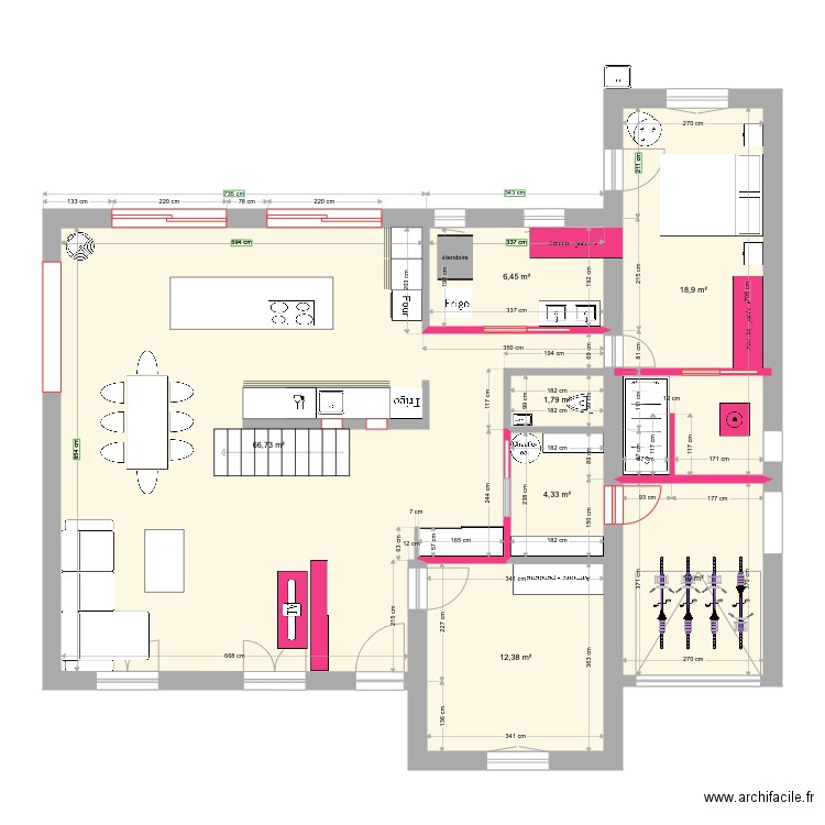 Maison Eyquem étage 2. Plan de 0 pièce et 0 m2