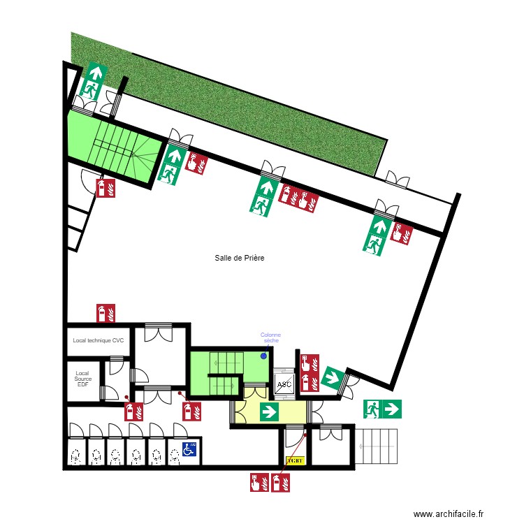 Mosquée sortie 2 . Plan de 0 pièce et 0 m2