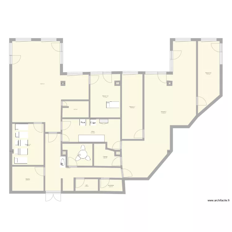 93 Neuilly Plaisance 2 R Paul S&eacute;zanne creche. Plan de 