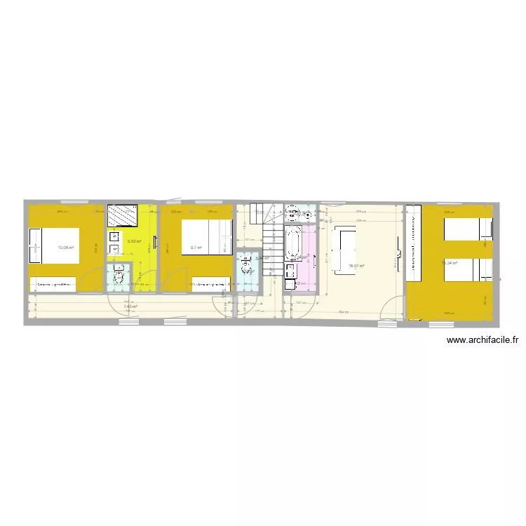 APPART MAD APRES travaux VERS SEJOUR A DROITE 24 02 2021 vers 2. Plan de 