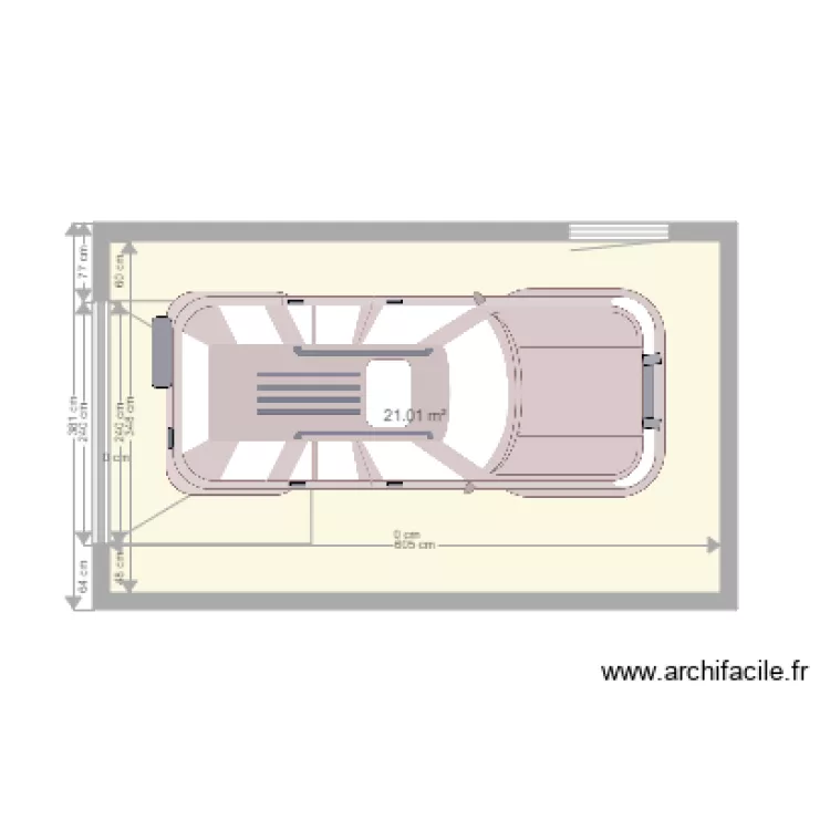 garage. Plan de garage. Plan de