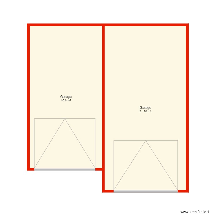 BI 3665 garages non côté. Plan de 0 pièce et 0 m2