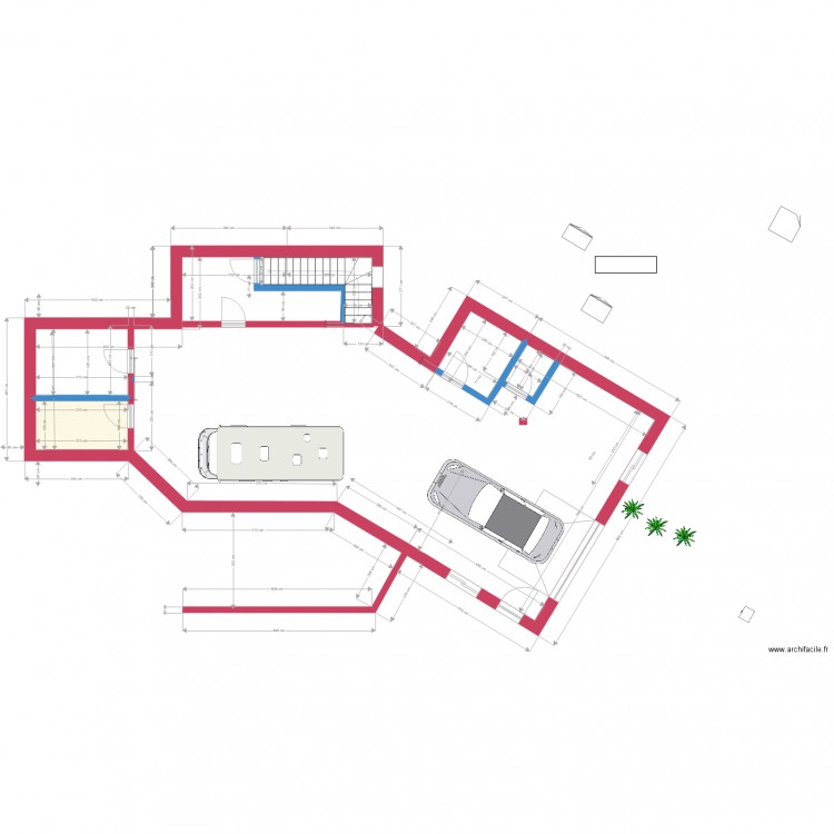 Villa réalisation sous sol projet17 sous sol. Plan de 0 pièce et 0 m2