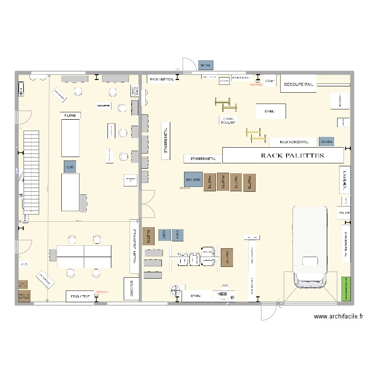 upgrade rdc v2. Plan de 1 pièce et 326 m2