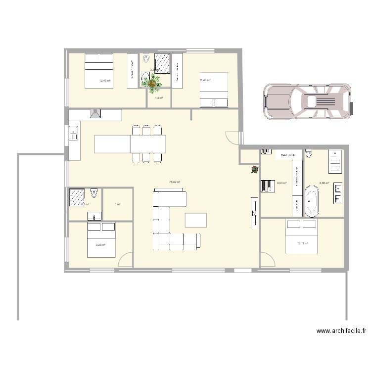 BIGUGLIA. Plan de 0 pièce et 0 m2