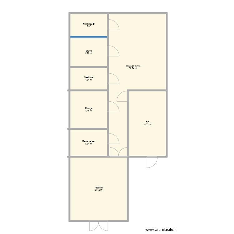 Plan 3. Plan de 8 pièces et 98 m2