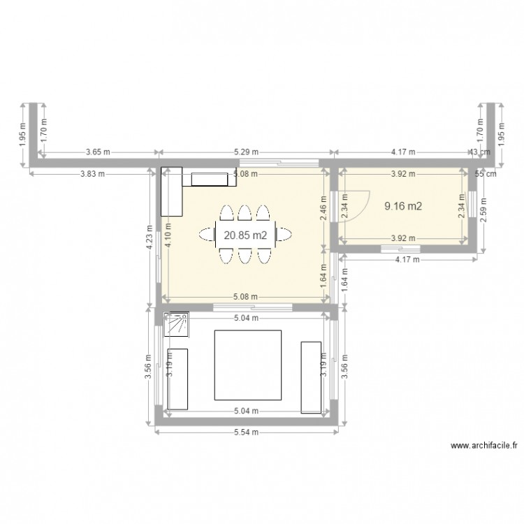 2015 ginets extension1. Plan de 0 pièce et 0 m2