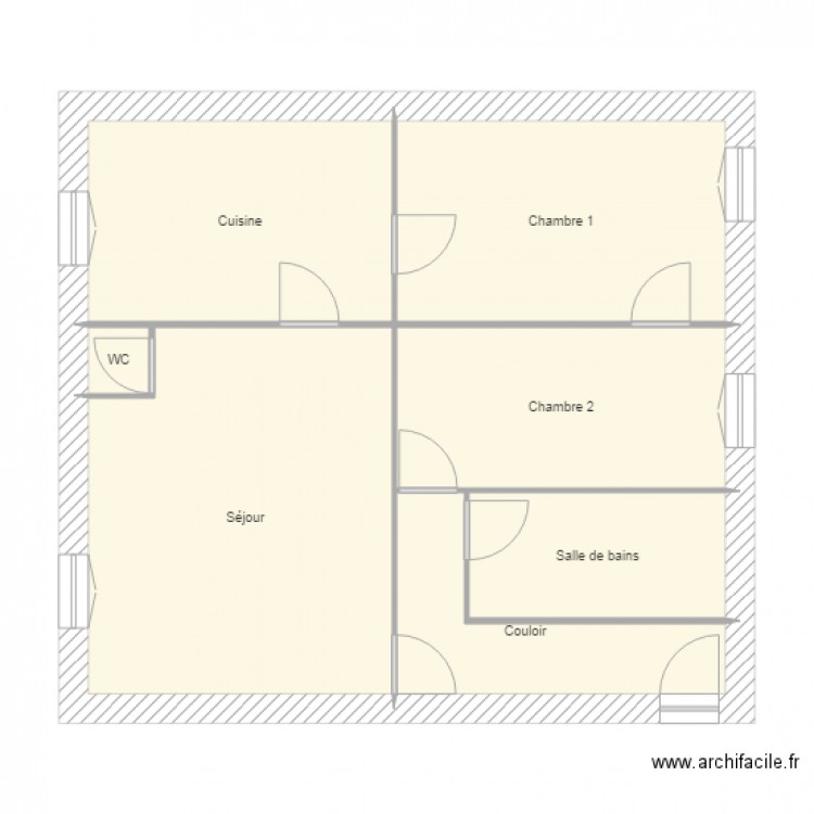Dennevy logement. Plan de 0 pièce et 0 m2