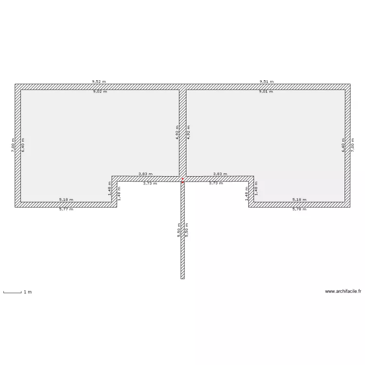 fredo maison jumelle. Plan de 