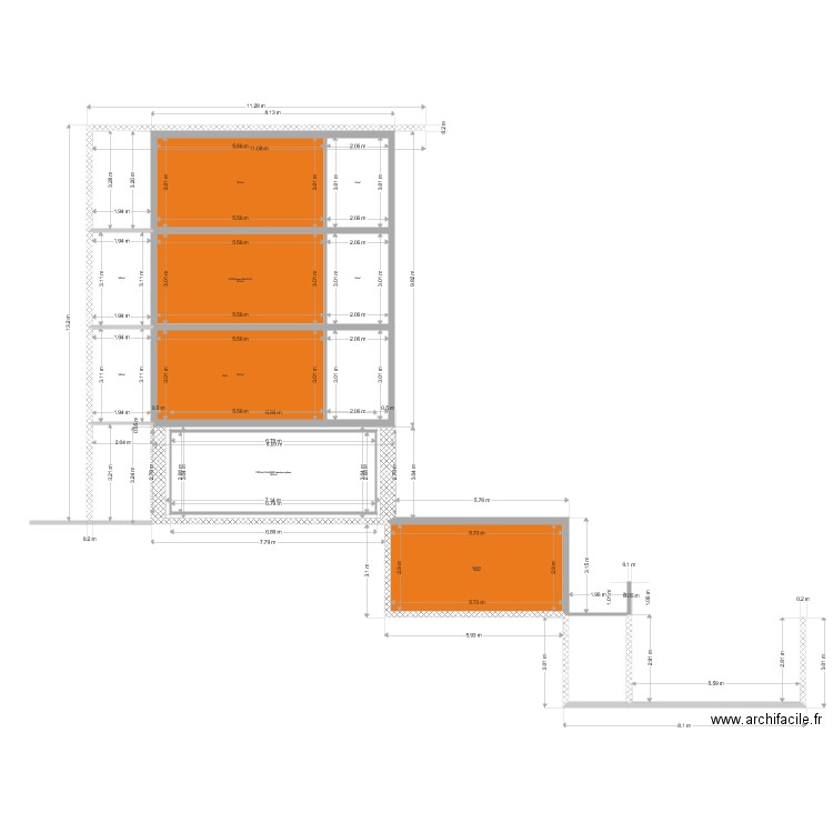 PROFIL BAT et STUDIO. Plan de 0 pièce et 0 m2