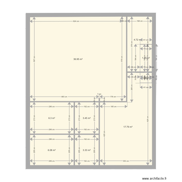 sonim2 etage 2 projet1. Plan de 0 pièce et 0 m2