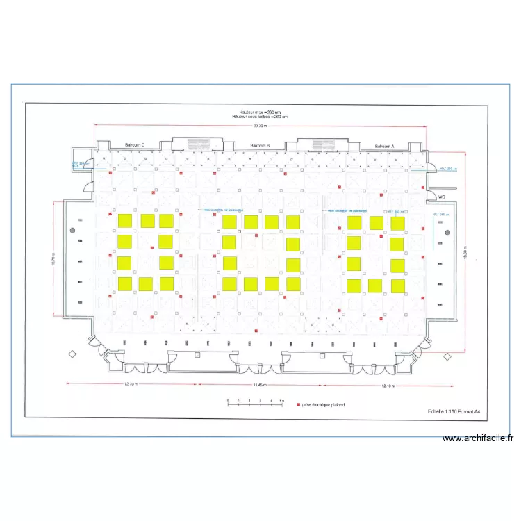 Lustres Kempinski. Plan de 