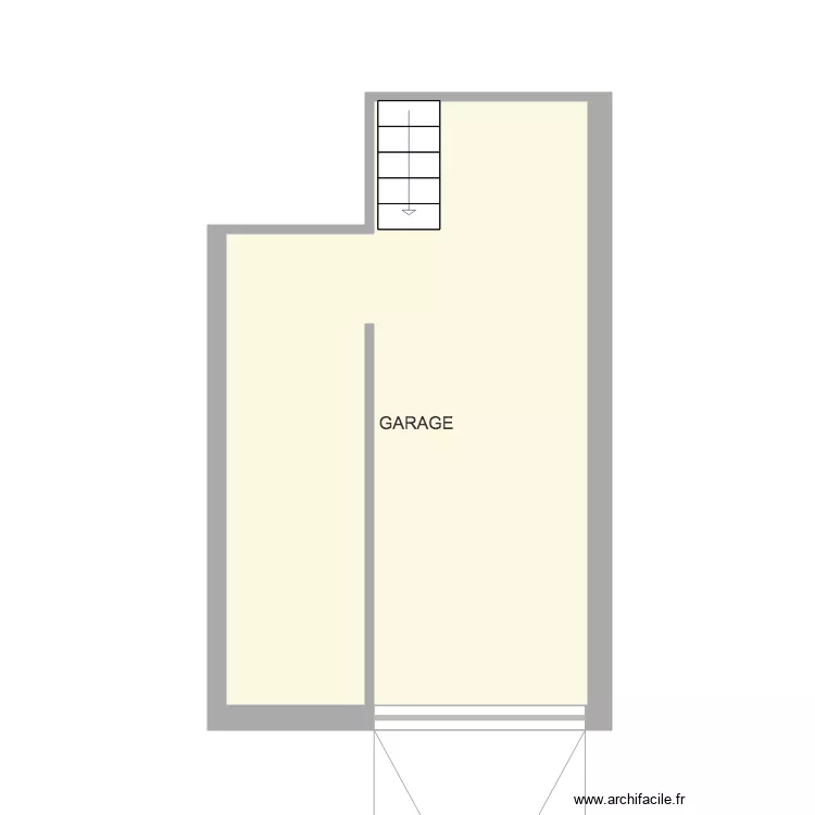 GARAGE AUDIN LE TICHE . Plan de 