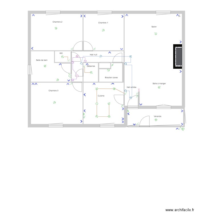 Maison Ecouviez Aux beaux souvenirs Eau. Plan de 0 pièce et 0 m2