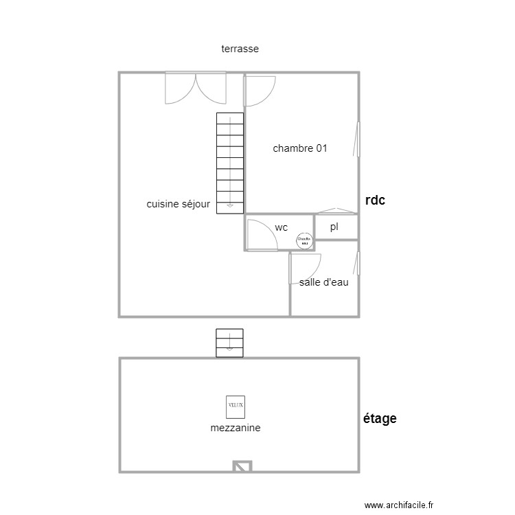 grellier. Plan de 0 pièce et 0 m2