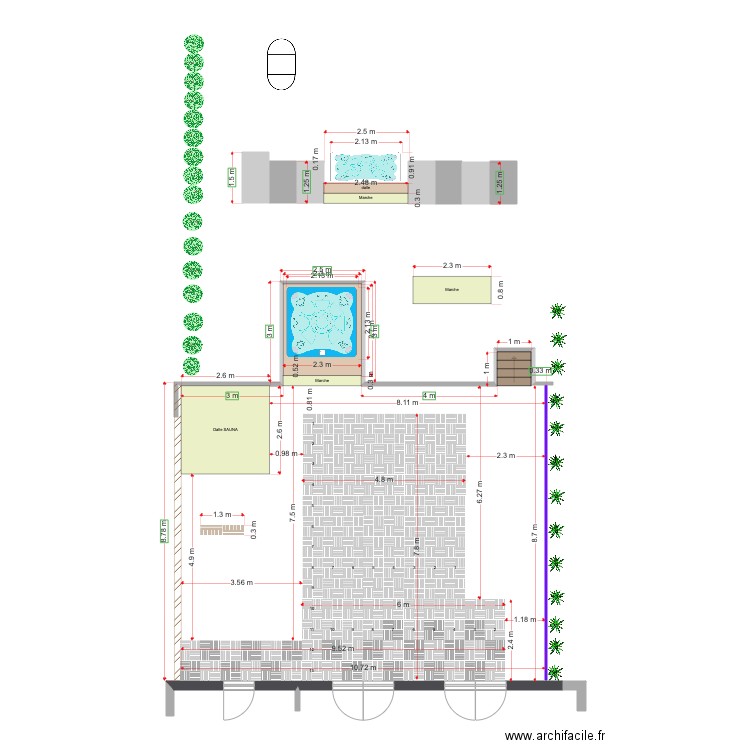 SPASAUNA4. Plan de 0 pièce et 0 m2