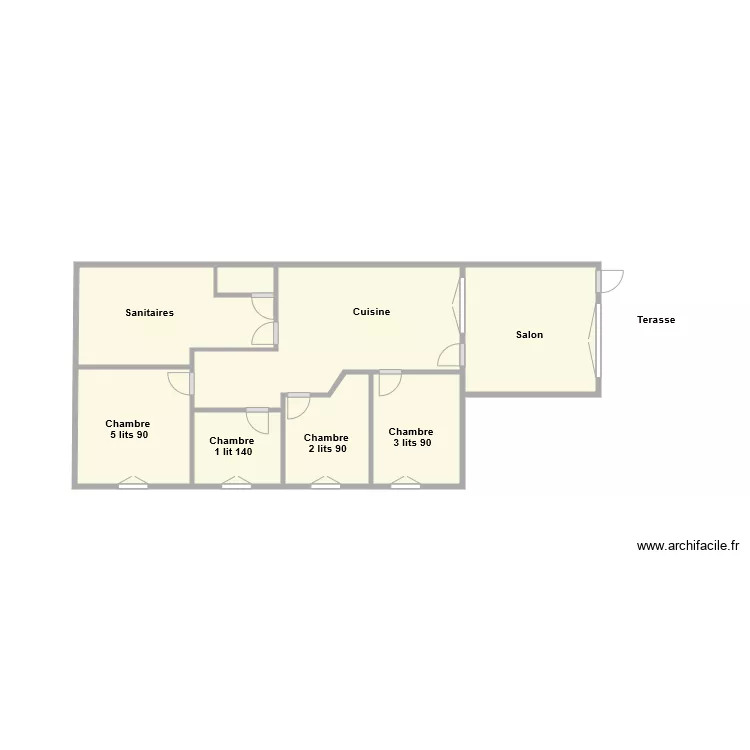 21016 Jousserand. Plan de 