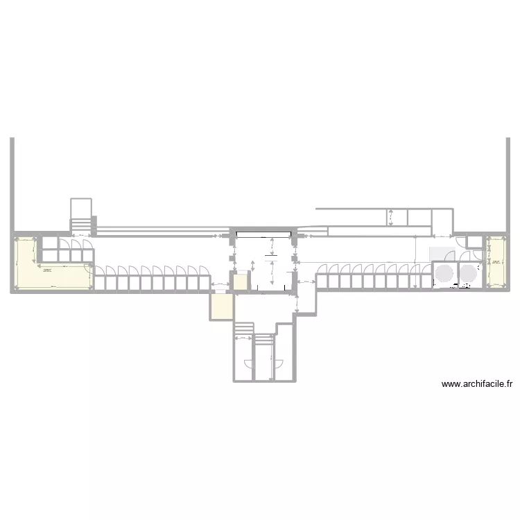 PISCINE DIEULEFIYT. Plan de 